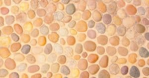 best tile types - pebbles