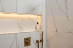 natural stone backsplash